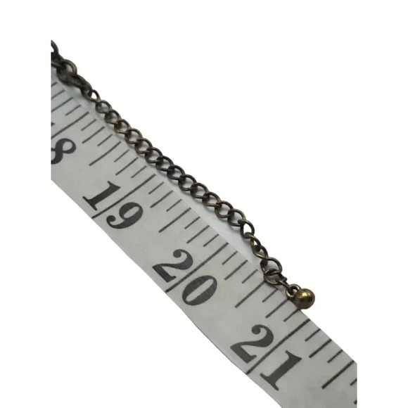 Vintage Bohemian Charm Necklace With Beads & Elephant Pendant 21" Adjustable Len - Picture 5 of 5